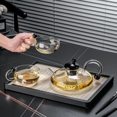 2025新款玻璃煮茶壶家用套装耐高温茶水分离泡茶单壶电陶炉煮茶器