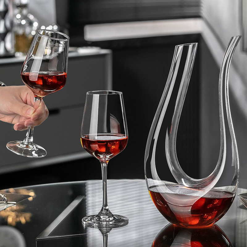 水晶玻璃红酒醒酒器套装