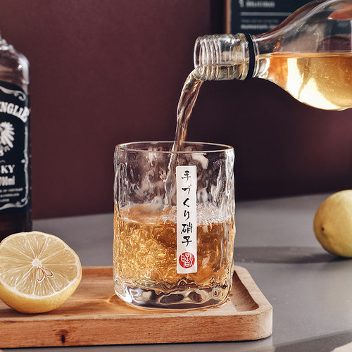 日式酒杯高端ins风古典水晶玻璃