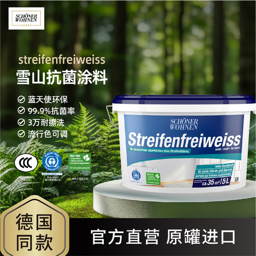 舒纳沃恩雪山白环保艺术墙面漆