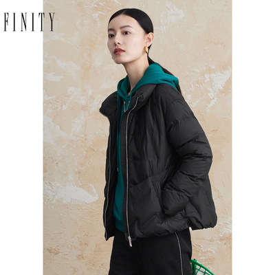 【白鹅绒】FINITY2024年冬季鹅绒服轻柔保暖短款羽绒服外套女