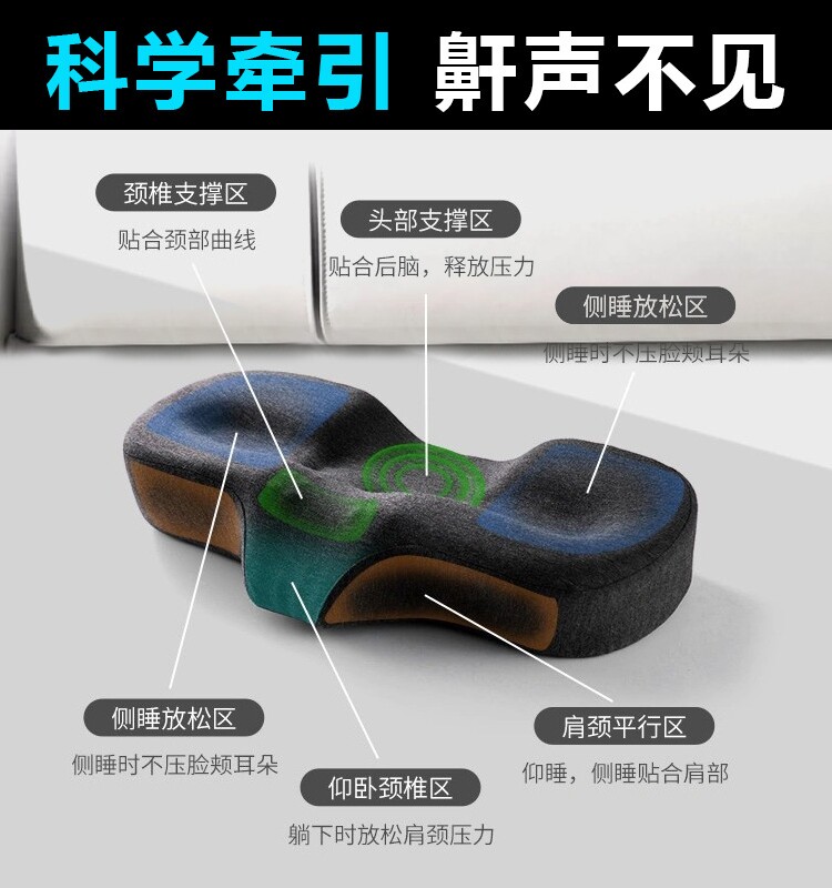 德国防打呼噜专用枕头止鼾呼噜消音器男士睡觉成人睡眠防噪音