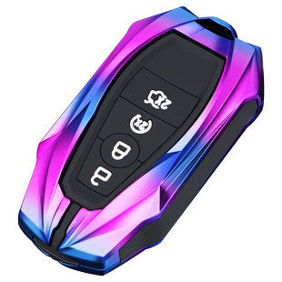 适用于15-19款福睿斯钥匙套18款锐界专用钥匙包扣壳野马车遥控套