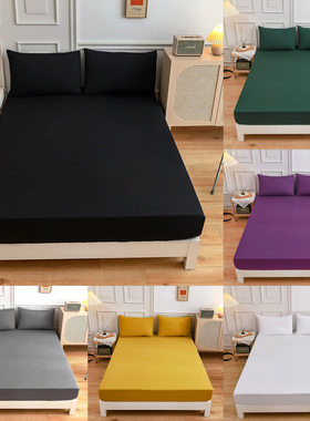 King Size bed sheets fitted sheet pillow cases 床笠 枕套