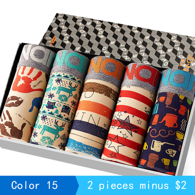 Underwear Men Cotton Boxer Underpants Male Panties Shorts