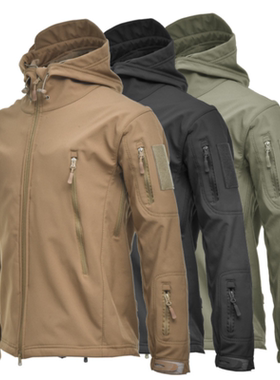 Men Camouflage Jacket Shark Soft Shell Military Tactical Jac