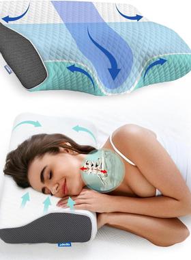 Cervical Anti Snore Pillows for Sleeping Neck Pain Relief 枕
