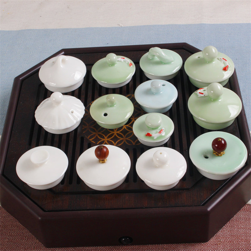 茶杯盖羊脂玉壶盖陶瓷茶壶盖子青瓷配盖托配件零配通用小盖绳子线,餐饮具,茶壶,淘宝优惠券,粉丝福利购,淘宝优惠卷