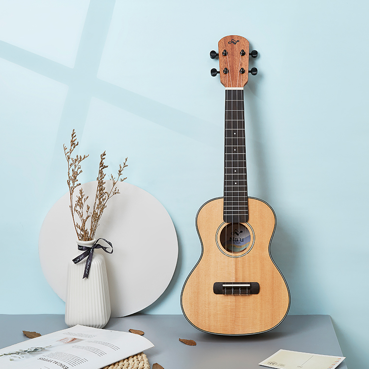 美人鱼Nalu尤克里里ukulele N525云杉木单板23寸乌克丽丽初学者