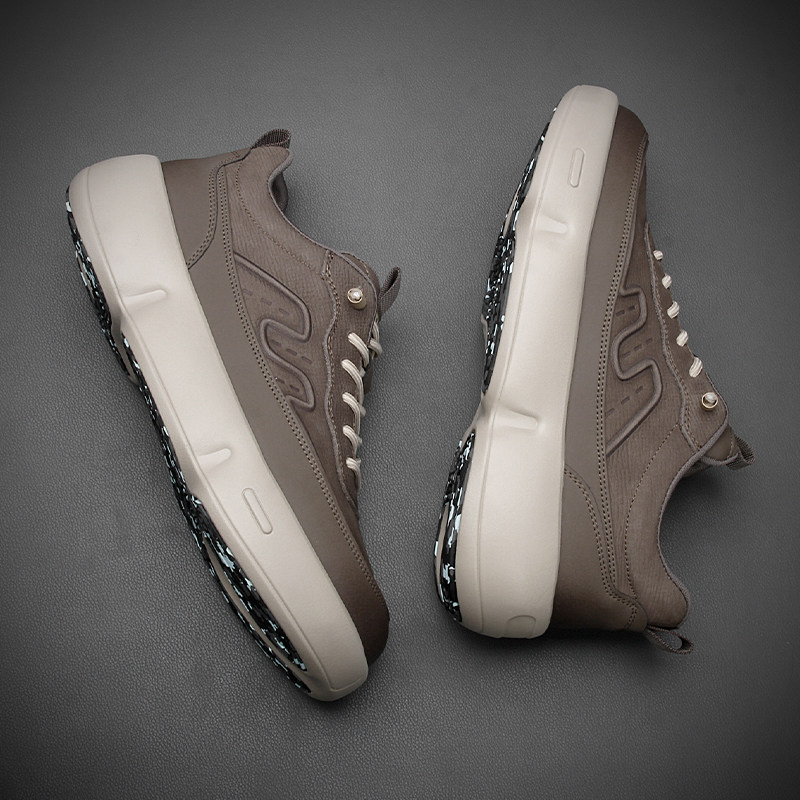 男鞋春季真皮休闲鞋男士厚底轻底皮鞋复古英伦时尚潮鞋百搭低帮鞋,流行男鞋,时尚休闲鞋,淘宝优惠券,粉丝福利购,淘宝优惠卷