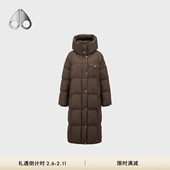 反转LOGO长款 鹅绒小剪刀羽绒服 KNUCKLES PUFFER 秋冬新品 MOOSE