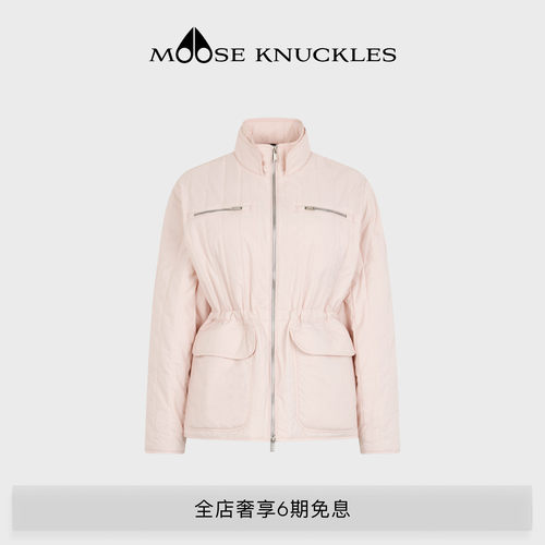 MOOSE KNUCKLES LAKE女士简约可调节收腰夹克外套