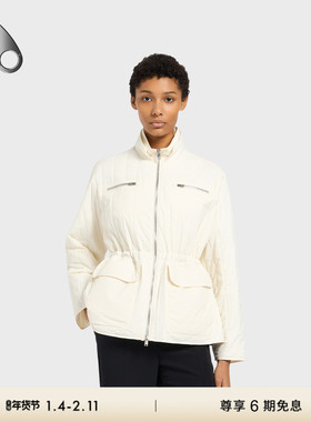 MOOSE KNUCKLES LAKE女士简约可调节收腰夹克外套