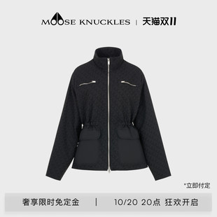 [预售免定]MOOSE KNUCKLES 女士收腰立领抽绳小剪刀休闲外套
