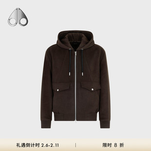 [秋冬新品][限时8折]MOOSE KNUCKLES 男士假两件连帽休闲外套