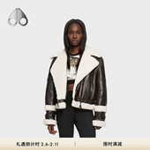 MOOSE 夹克外套 女士酷飒皮衣短款 KNUCKLES SHEA