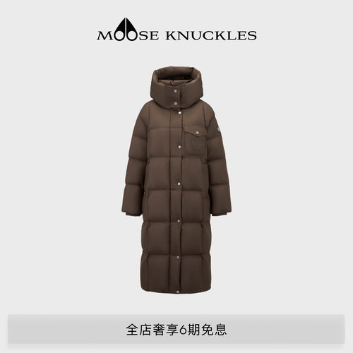 MOOSE KNUCKLES PUFFER 反转LOGO鹅绒小剪刀羽绒服