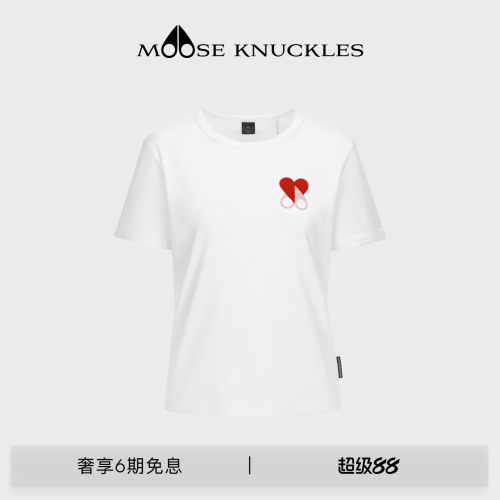MOOSE KNUCKLES CVD 限定系列女士修身短款T恤