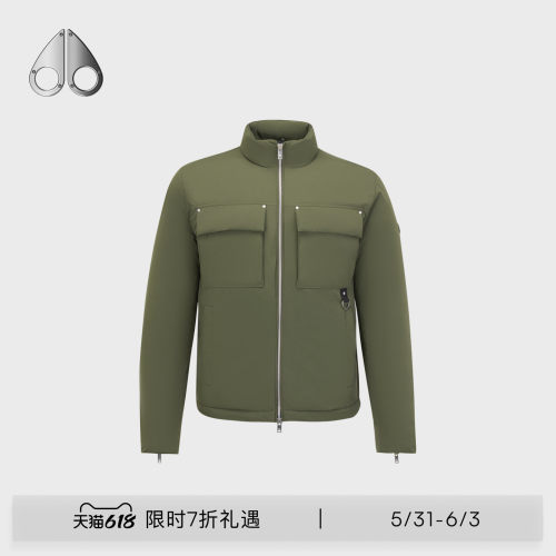 MOOSE KNUCKLES男士休闲小剪刀轻羽绒外套
