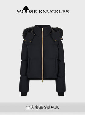 MOOSE KNUCKLES JACKET GOLD 女士保暖鹅绒羽绒服
