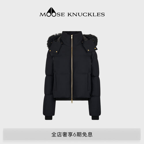 MOOSE KNUCKLES JACKET GOLD 女士保暖鹅绒羽绒服