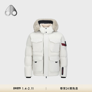 [秋冬新品]MOOSE KNUCKLES NYLUXE3Q 男士鹅绒连帽小剪刀羽绒服
