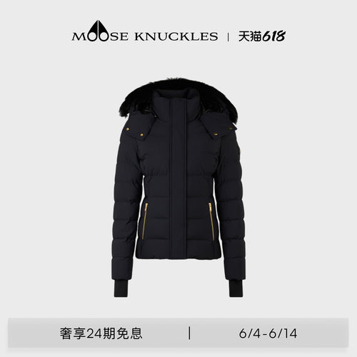 MOOSE KNUCKLES JACKET GOLD 女士金标保暖鹅绒小剪刀羽绒服外套