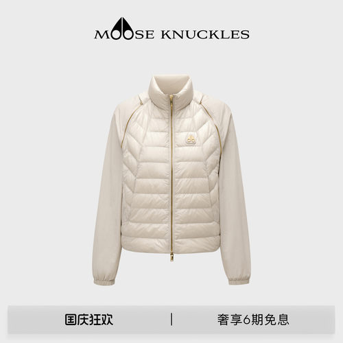 [秋冬新品]MOOSE KNUCKLES 女士金标LOGO小剪刀鹅绒羽绒服