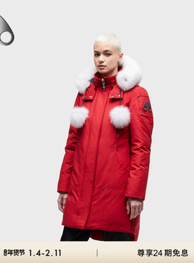 MOOSE KNUCKLES Stirling 中长加厚小剪刀羽绒派克服女