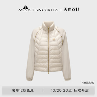 [抢先加购]MOOSE KNUCKLES 女士金标LOGO小剪刀鹅绒羽绒服