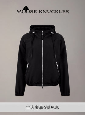 [早春新品]MOOSE KNUCKLES 女士休闲时尚小剪刀连帽外套