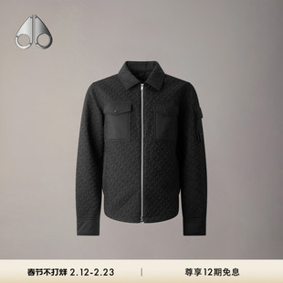 [早春新品]MOOSE KNUCKLES 男士翻领休闲夹克外套
