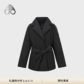 MOOSE 秋冬新品 KNUCKLES女士翻领轻羽绒鹅绒风衣外套