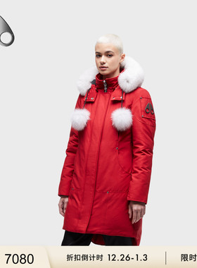 [限时6折]MOOSE KNUCKLES Stirling 中长加厚小剪刀羽绒派克服女