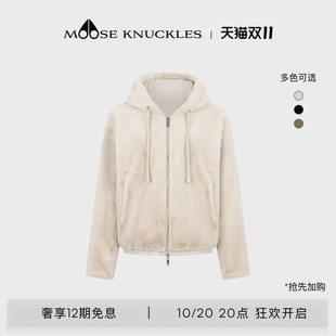 [抢先加购]MOOSE KNUCKLES BUNNY系列女士双面两穿小剪刀连帽外套