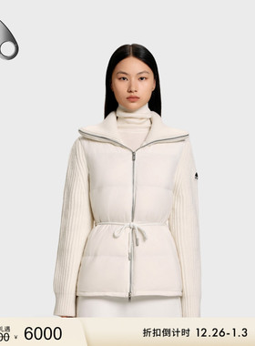 [限时礼遇][秋冬新品]MOOSE KNUCKLES 女士拼接鹅绒羽绒服