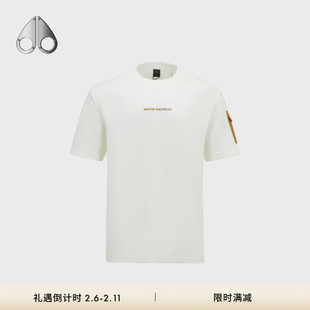 [秋冬新品]MOOSE KNUCKLES TEES 男士刺绣LOGO短袖T恤