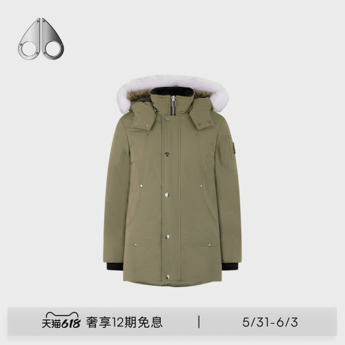 MOOSE KNUCKLES UNISEX PARKA 儿童中长款小剪刀羽绒服派克服