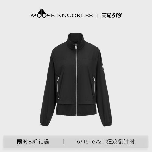 [折扣倒计时]MOOSE KNUCKLES 女士户外露营UPF50+小剪刀防晒衣
