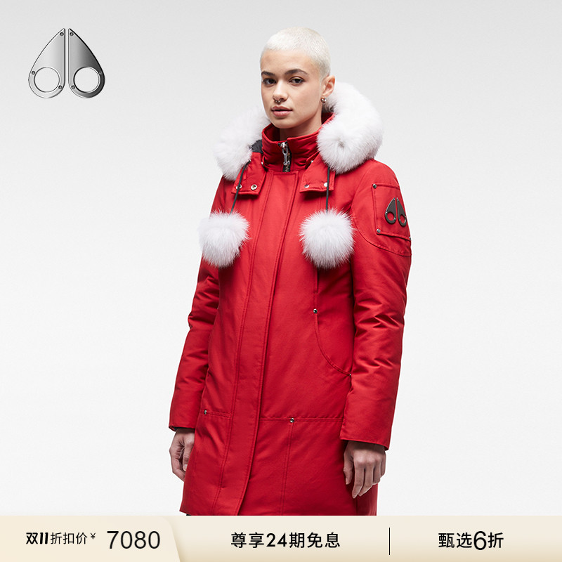 [折扣]MOOSE KNUCKLES Stirling 中长加厚小剪刀羽绒派克服女