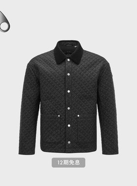 MOOSE KNUCKLES MONOGRAM QUILTED男士翻领夹克外套