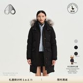 KNUCKLES Causapcal ONYX MOOSE 女士简约长款 羽绒派克大衣