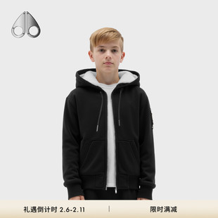 [秋冬新品]MOOSE KNUCKLES 儿童连帽卫衣外套