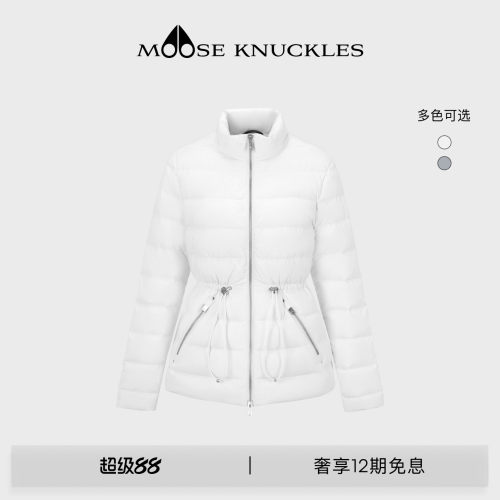 MOOSE KNUCKLES 女士经典LOGO鹅绒收腰小剪刀羽绒服外套