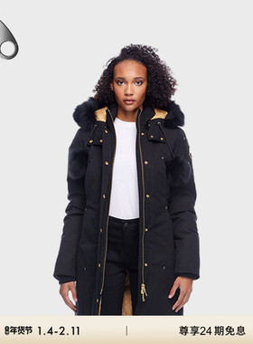 MOOSE KNUCKLES 女士加厚中长款小剪刀羽绒服派克服