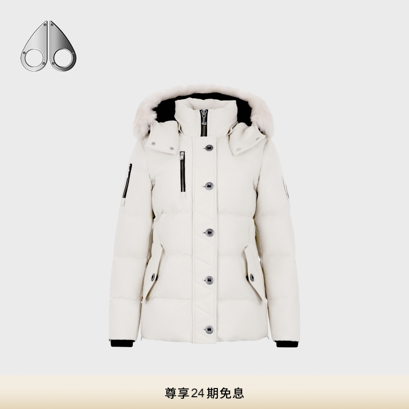 【秋冬新品】MOOSE KNUCKLES 3Q经典 JACKET 女士鹅绒毛领羽绒服
