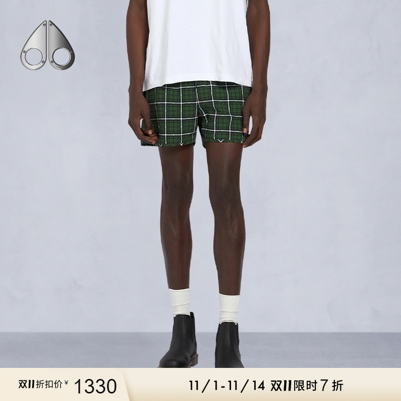 [限时7折]MOOSE KNUCKLES CND 男士海边沙滩休闲五分裤短裤