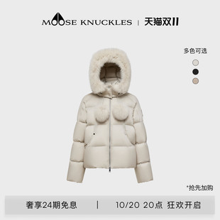 [抢先加购]MOOSE KNUCKLES PUFFER系列女士简约小剪刀鹅绒羽绒服