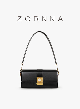 Zornna佐拿高级感轻奢原创设计师品牌复古法棍包女单肩斜挎小方包