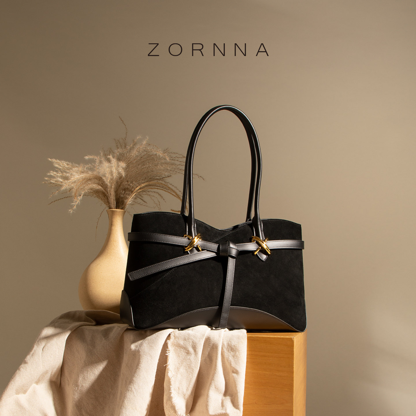 Zornna2025新款撞色设计单肩包时尚百搭复古手提包大容量托特包,箱包皮具/热销女包/男包,托特包,淘宝优惠券,粉丝福利购,淘宝优惠卷